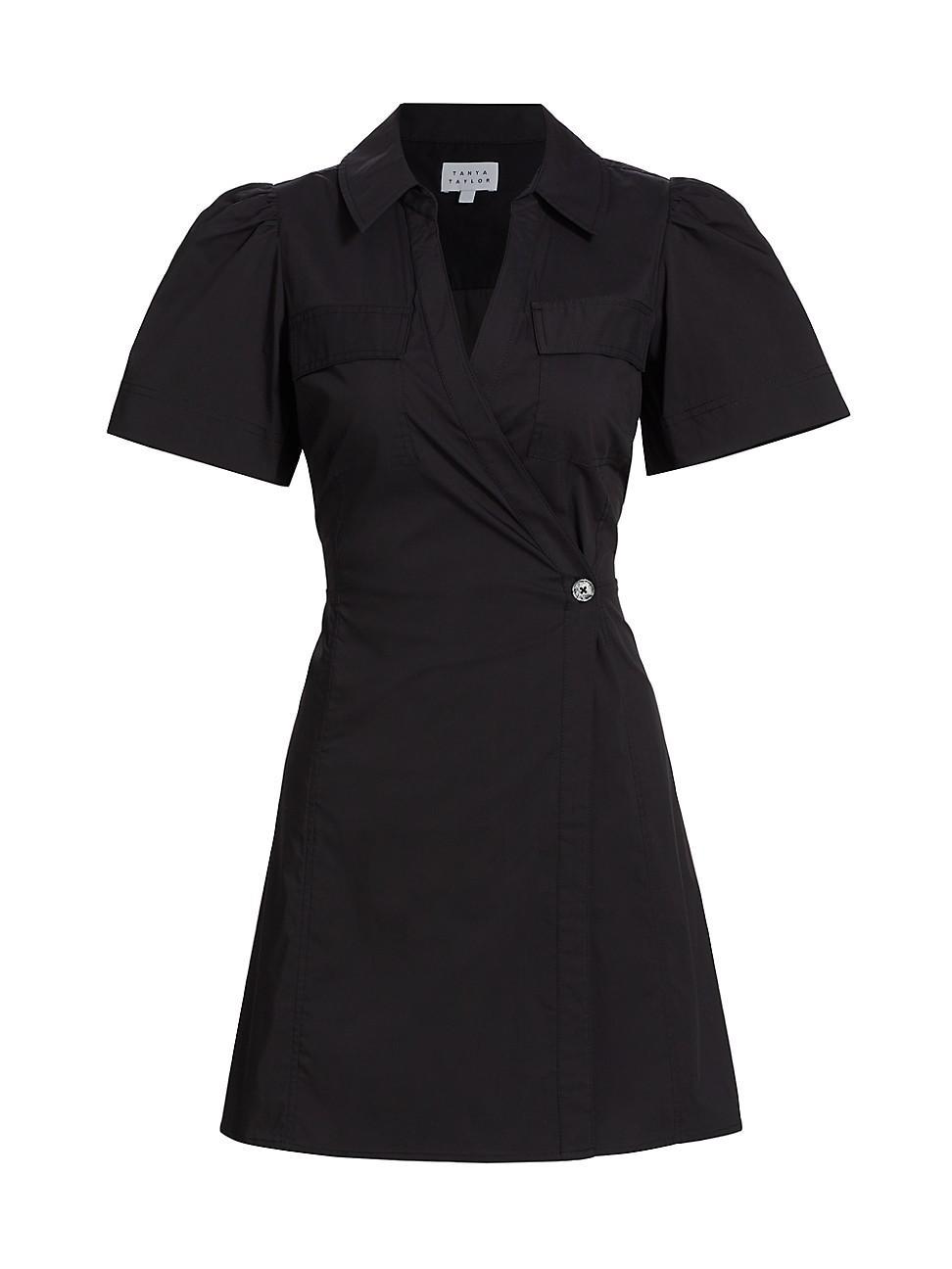 Womens Cooper Wrap Mini Shirtdress Product Image