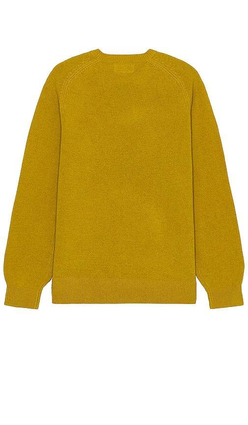 Beams Plus Sweater in Yellow Product Image