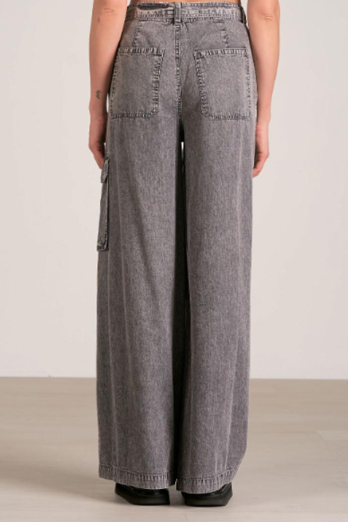 WIDE LEG CARGO PANTS Product Image