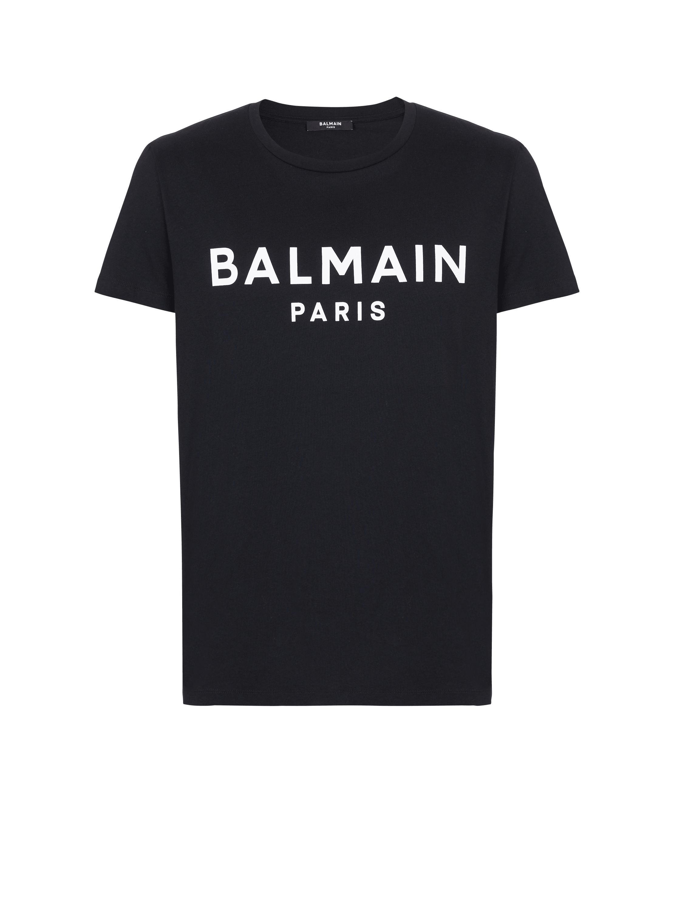 Printed Balmain Paris short-sleeved T-shirt Product Image