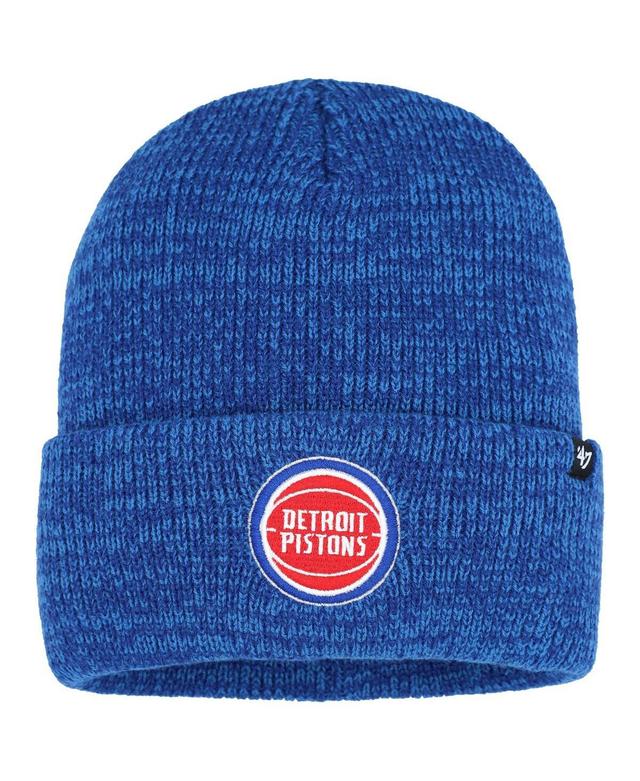 Mens 47 Blue Detroit Pistons Brain Freeze Cuffed Knit Hat Product Image