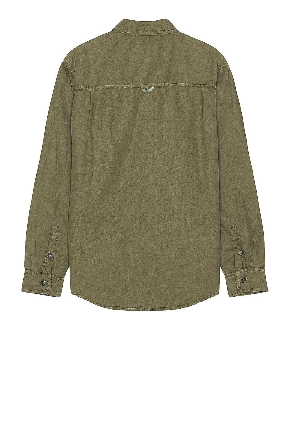 ALPHA INDUSTRIES Long Sleeve Multi Pocket Shirt Size L, M. Product Image