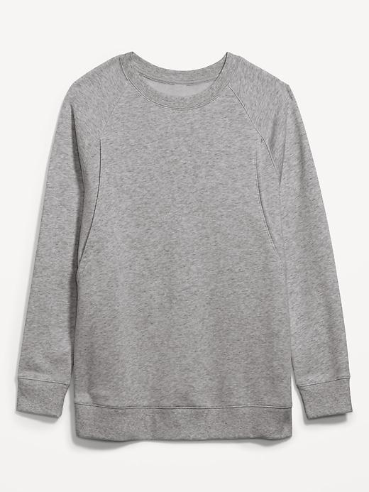 Oversized Crew-Neck Sweatshirt Product Image