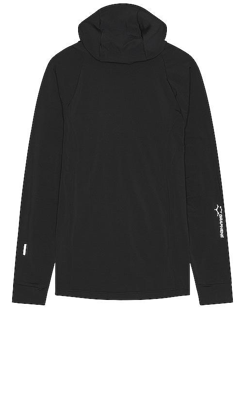 Whitespace Graphene Riding Hoodie in Black - Black. Size S (also in XL/1X). Product Image