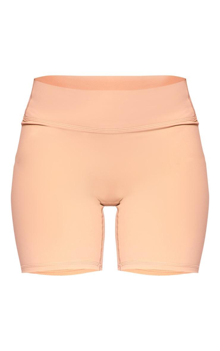 Mocha Sculpt High Waist Gym Shorts Product Image