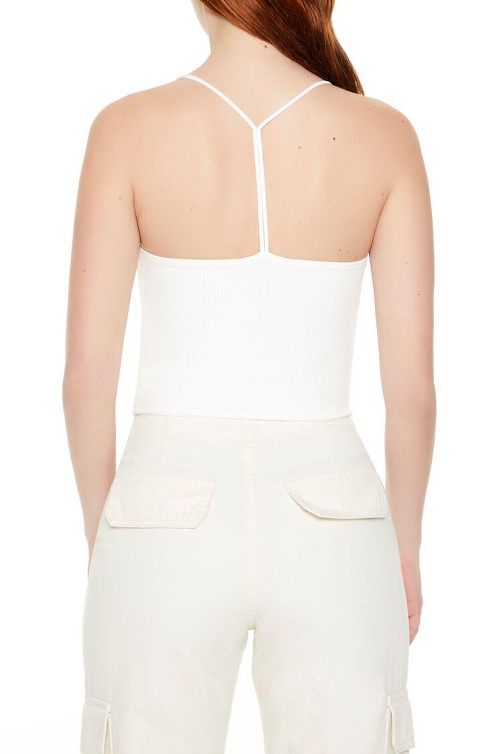 Ribbed Y-Back Cropped Cami | Forever 21 Product Image