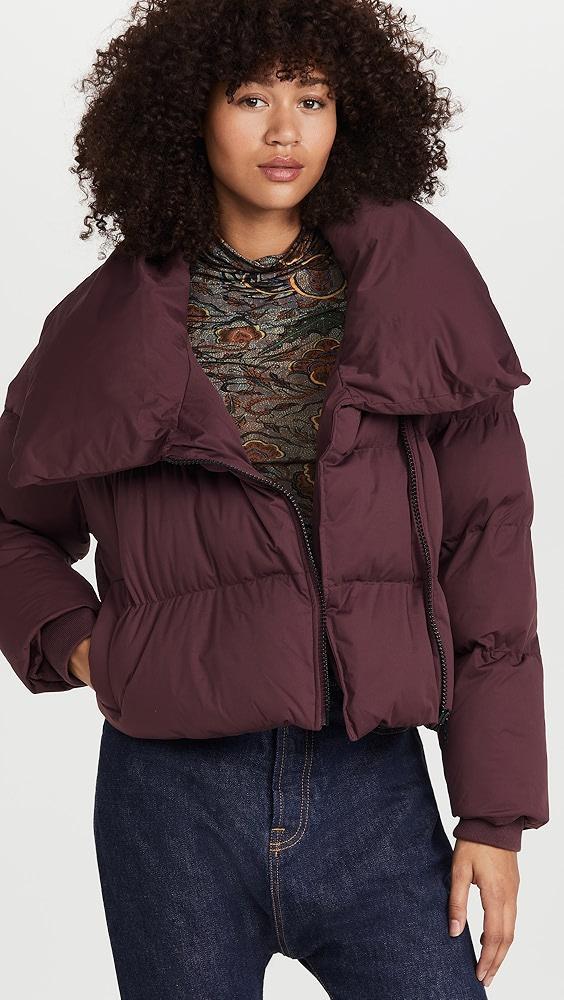 Avec Les Filles Asymmetrical Zip Puffer Jacket | Shopbop Product Image