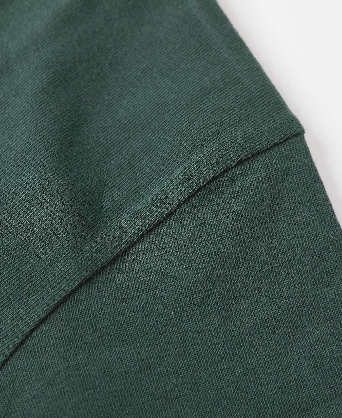 1930s Slanted Pocket Tubular T-Shirt - Green Product Image