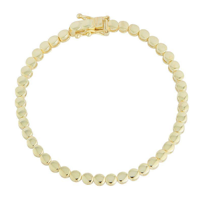 Sunkissed Sterling Beaded Bracelet, Womens Gold Tone Product Image