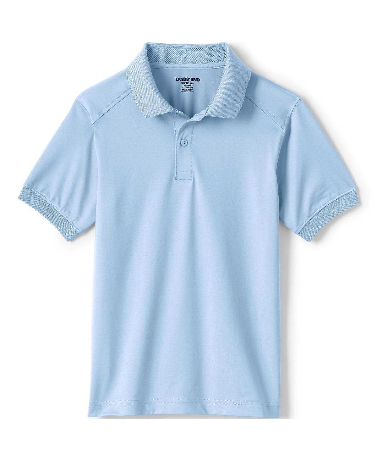 Lands End Girls School Uniform Short Sleeve Rapid Dry Polo Shirt Product Image