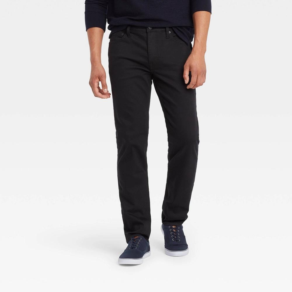 Mens Slim Fit Jeans - Goodfellow & Co Black 40x30 Product Image