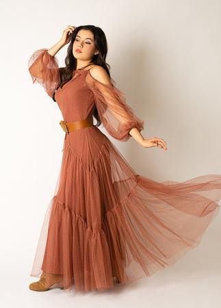 Malani Dress in Rosette Product Image