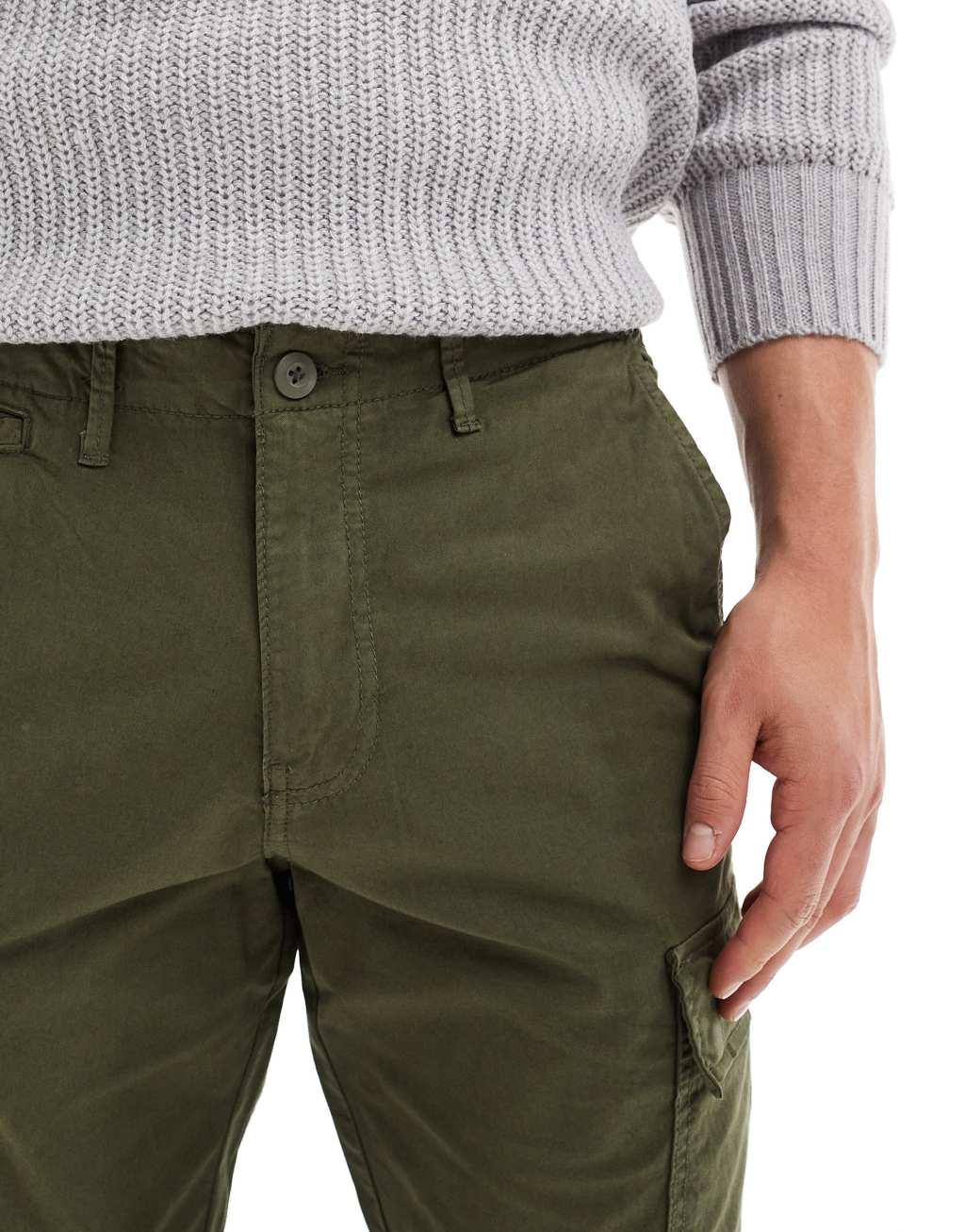 Jack & Jones Intelligence cargo pant in khaki Product Image