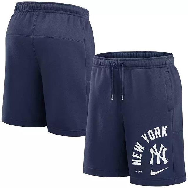 Mens Nike New York Yankees Arched Kicker Shorts Blue Product Image