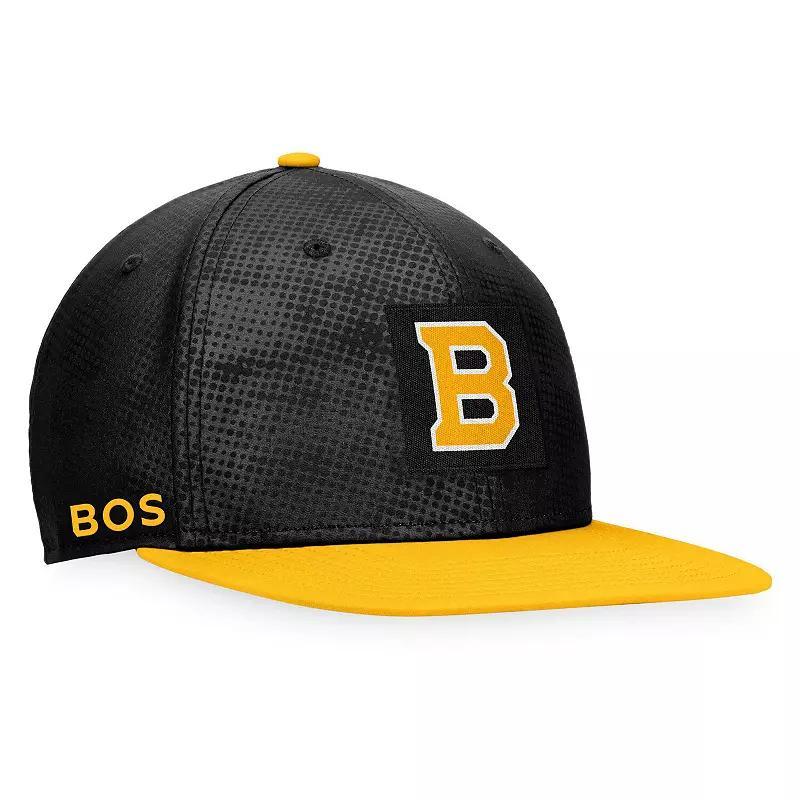 Mens Fanatics Black Boston Bruins Authentic Pro Alternate Logo Snapback Hat - Black Product Image