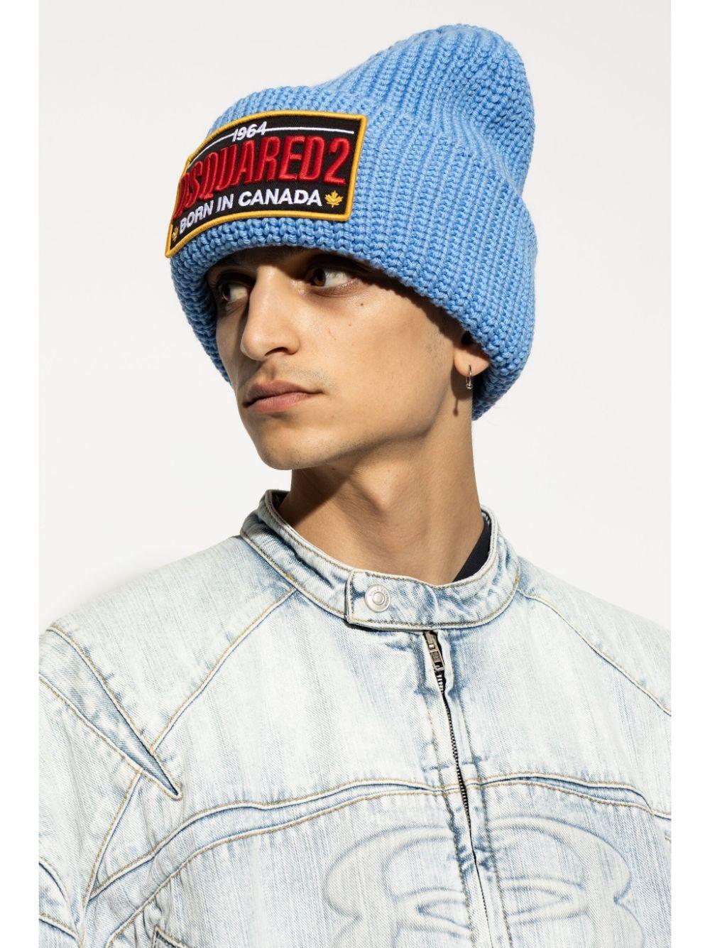 logo-patch beanie Product Image