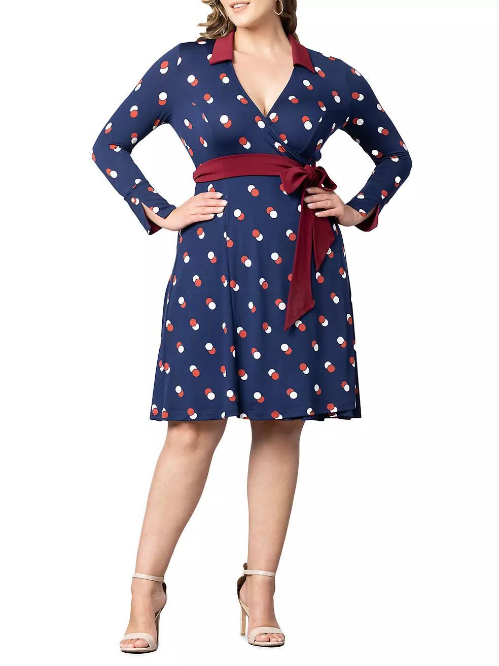 Plus Sophisticate Wrap Dress Product Image