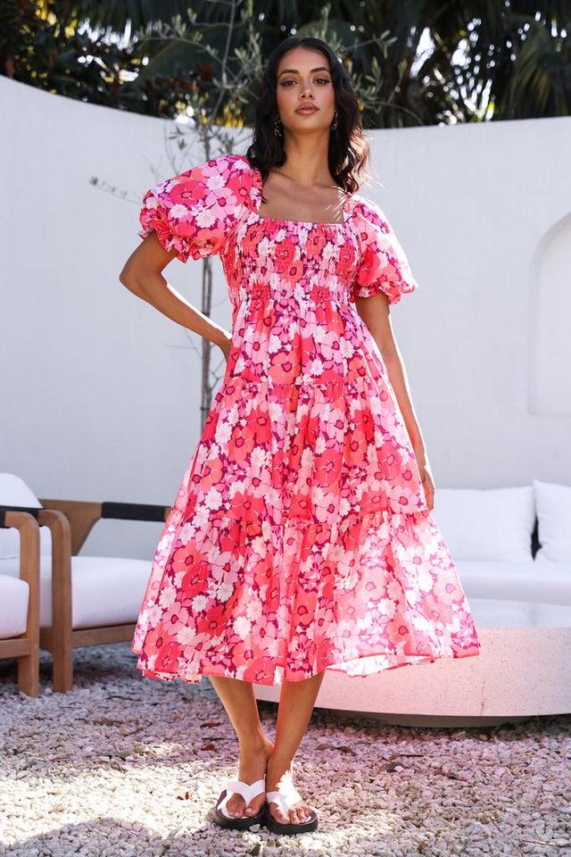 Confessions Of Love Maxi Dress Pink Product Image