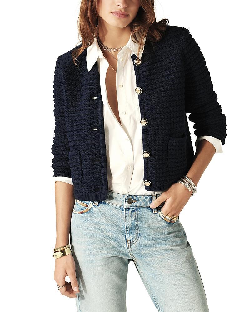 ba & sh Gaspard Crewneck Cardigan Sweater Product Image