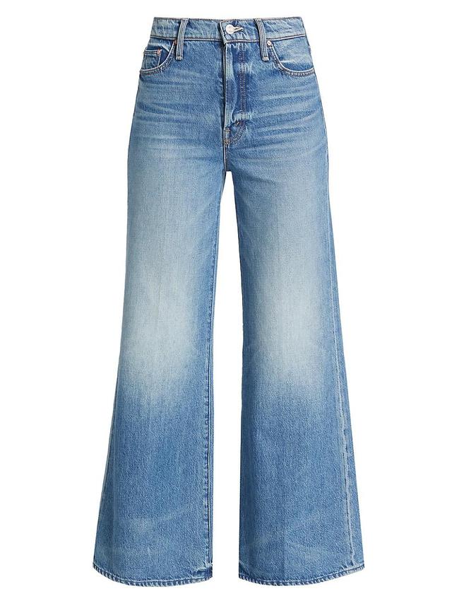 Womens The Tomcat Roller High-Rise Wide-Leg Jeans Product Image