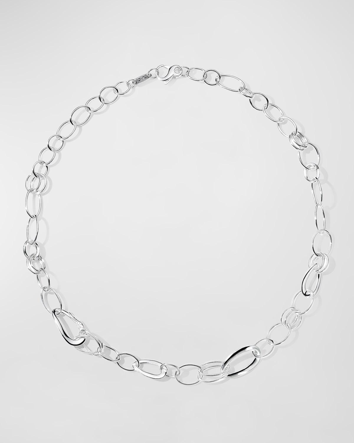 Womens 925 Classico Cherish Link Sterling Silver Necklace Product Image