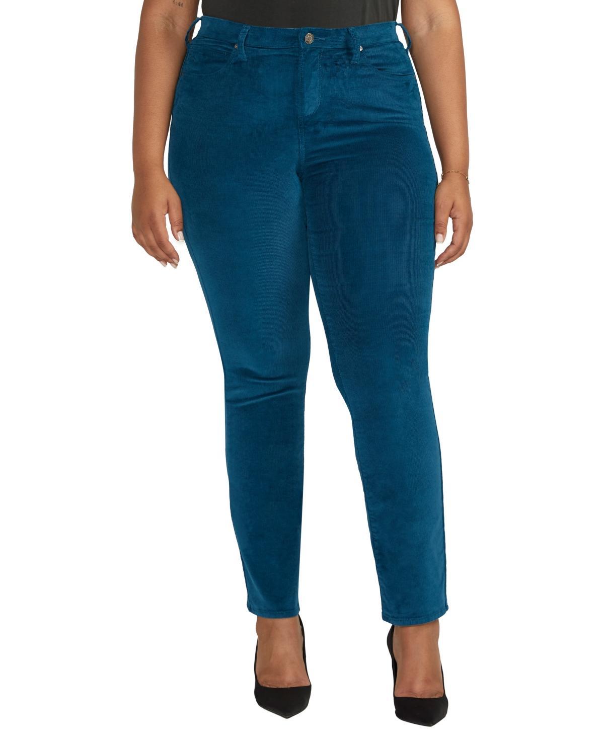 Jag Plus Size Ruby Mid Rise Straight Leg Pants Product Image