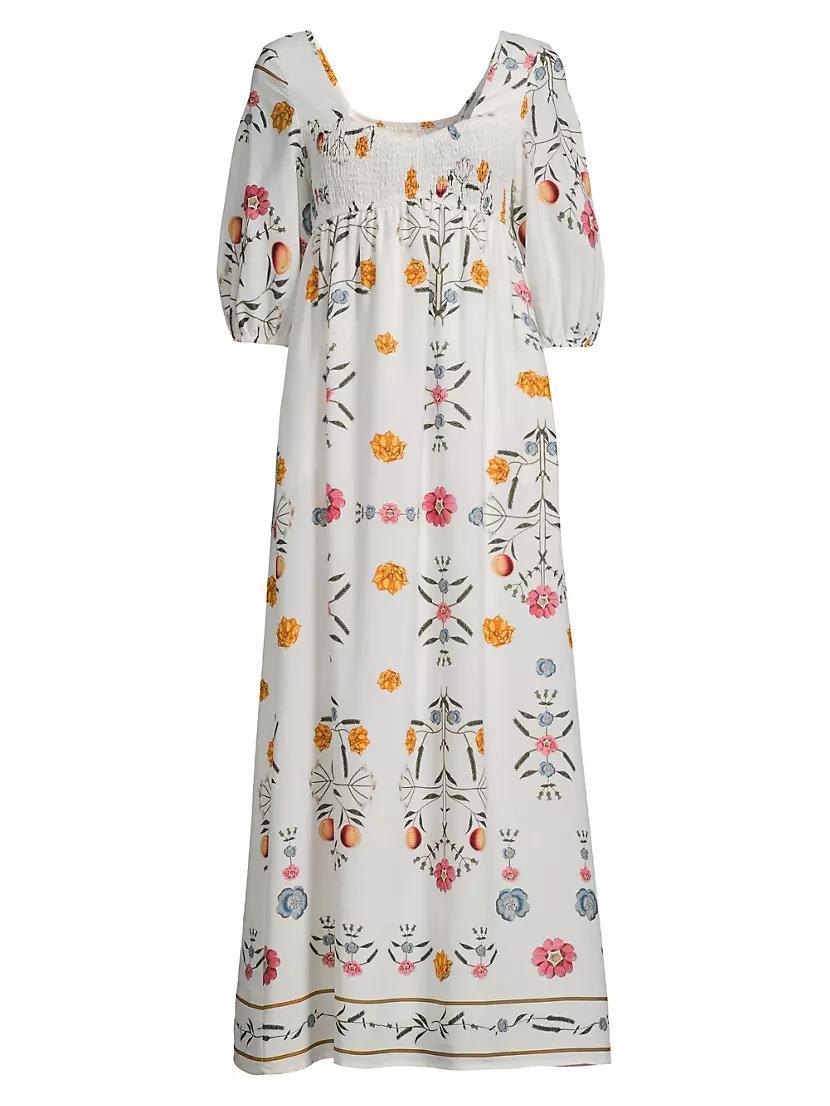 Rumia Floral Smocked Maxi Dress Product Image