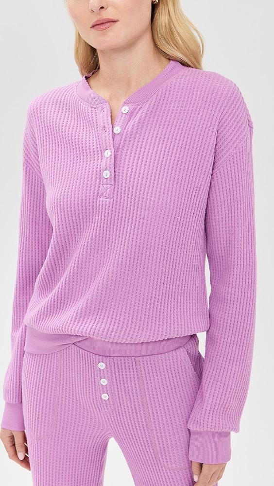 PJ Salvage Seeing Stripes Long Sleeve Top | Shopbop Product Image