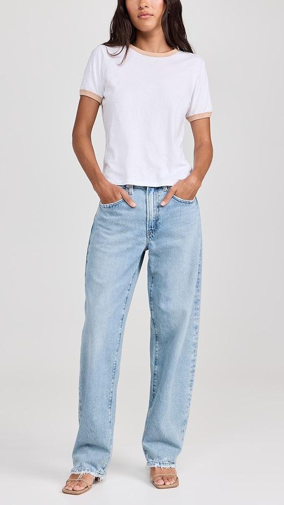 FRAME Low Slung Barrel Jeans | Shopbop Product Image