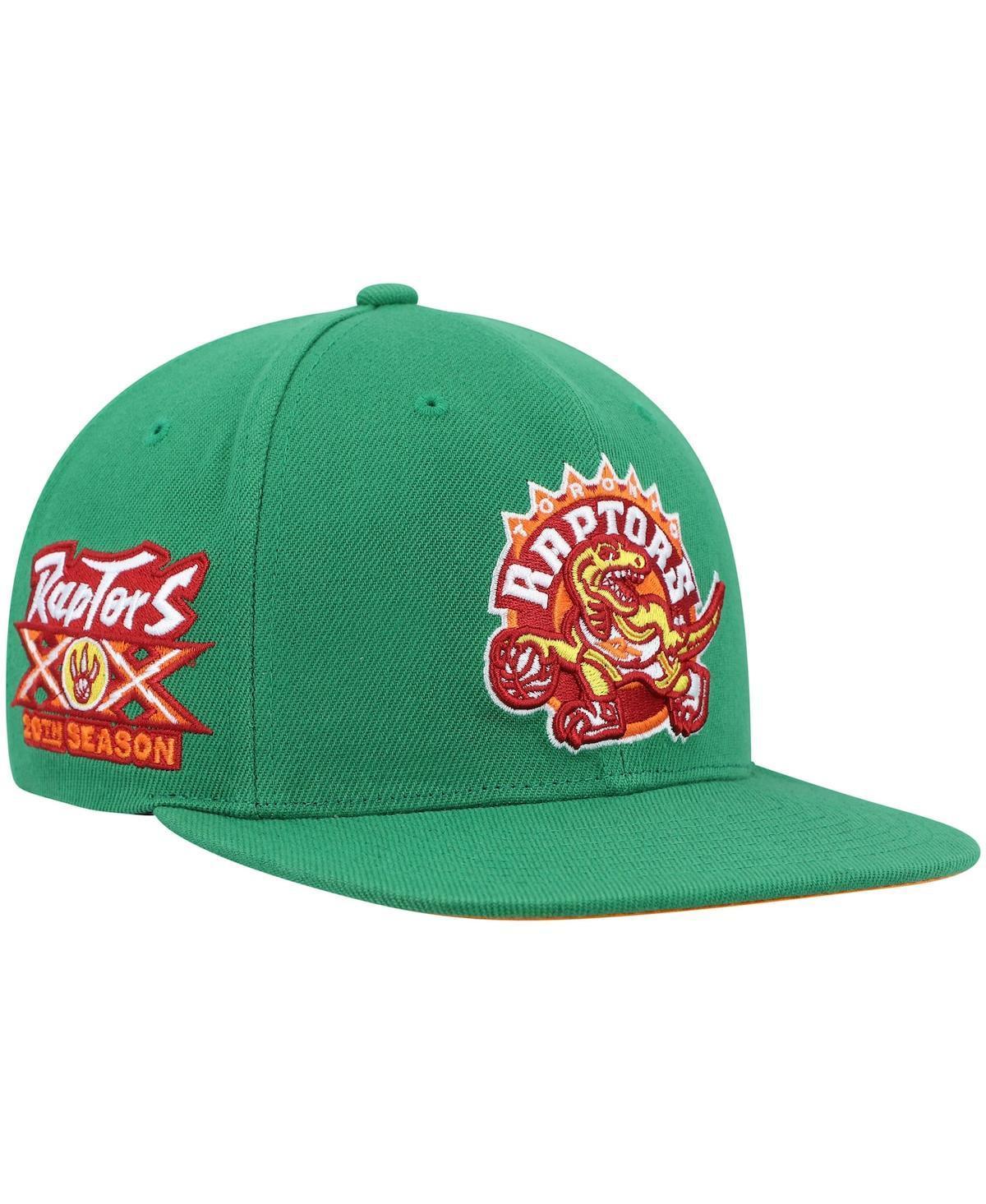 Mens Mitchell & Ness Green Toronto Raptors 20th Season Hardwood Classics Like Mike Snapback Hat Product Image