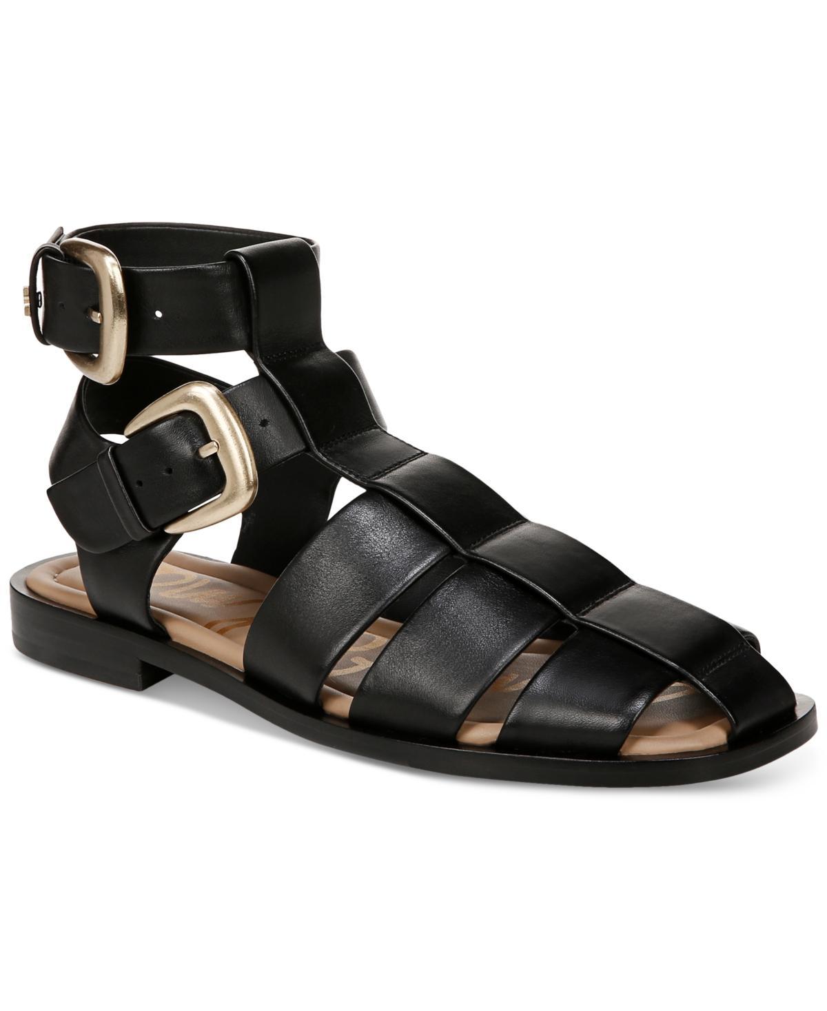 Sam Edelman Dawn Ankle Buckle Sandal Saddle Leather Product Image