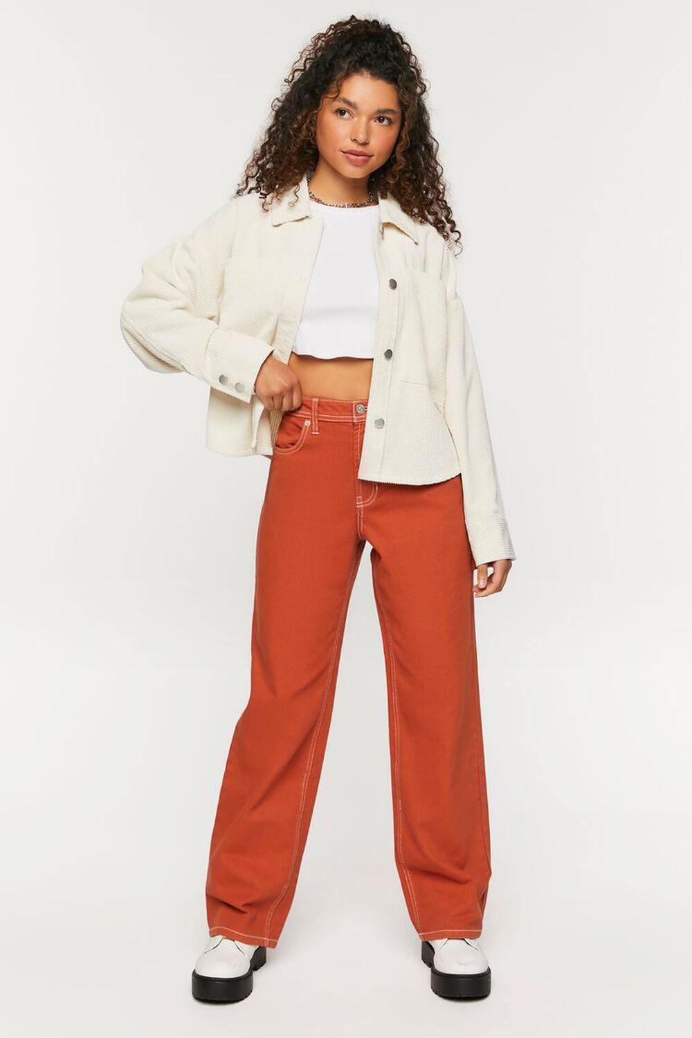 Waffle Corduroy Shacket | Forever 21 Product Image