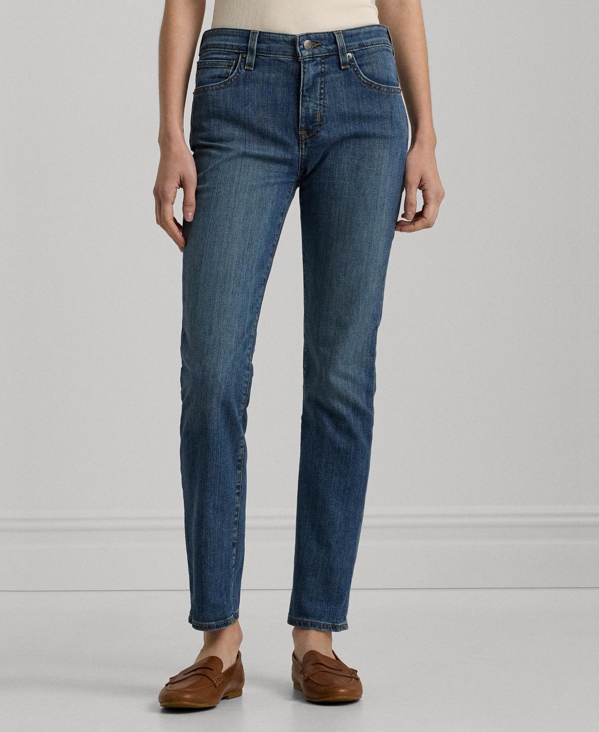 Lauren Ralph Lauren Super Stretch Premier Straight Jeans, Regular and Short Lengths Product Image