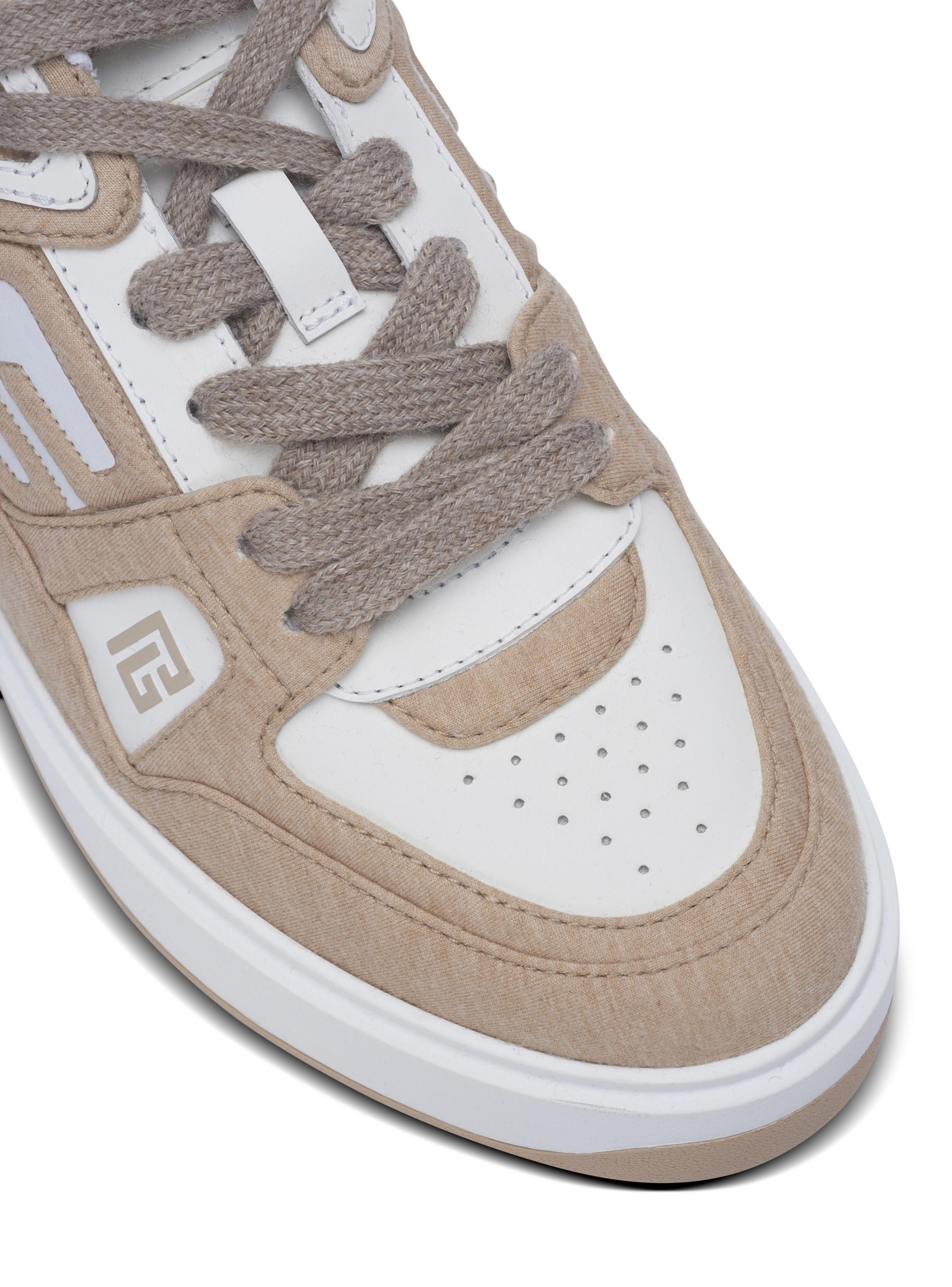 B-Court Skate trainers in fleece and calfskin Product Image