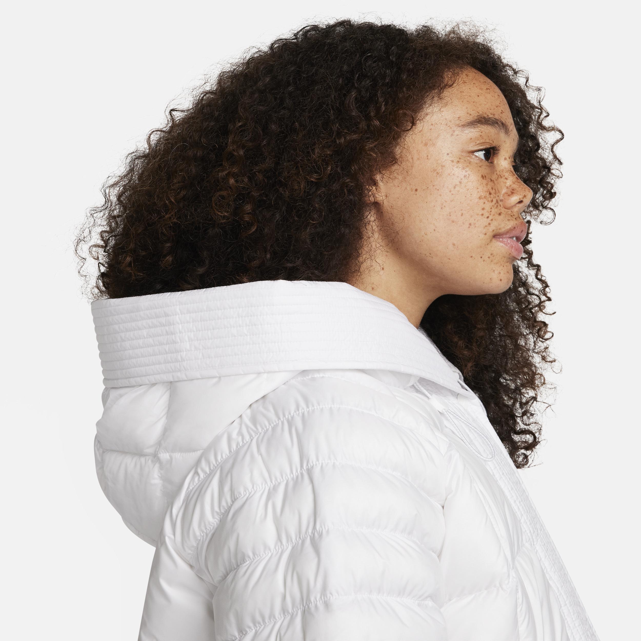 Women's Nike Sportswear Swoosh Puffer PrimaLoft® Therma-FIT Oversized Hooded Jacket Product Image