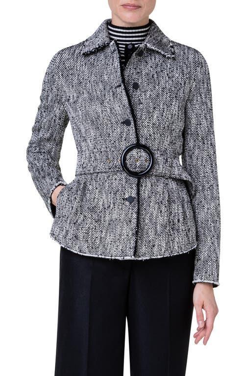 Akris punto Cotton Blend Tweed Jacket Product Image