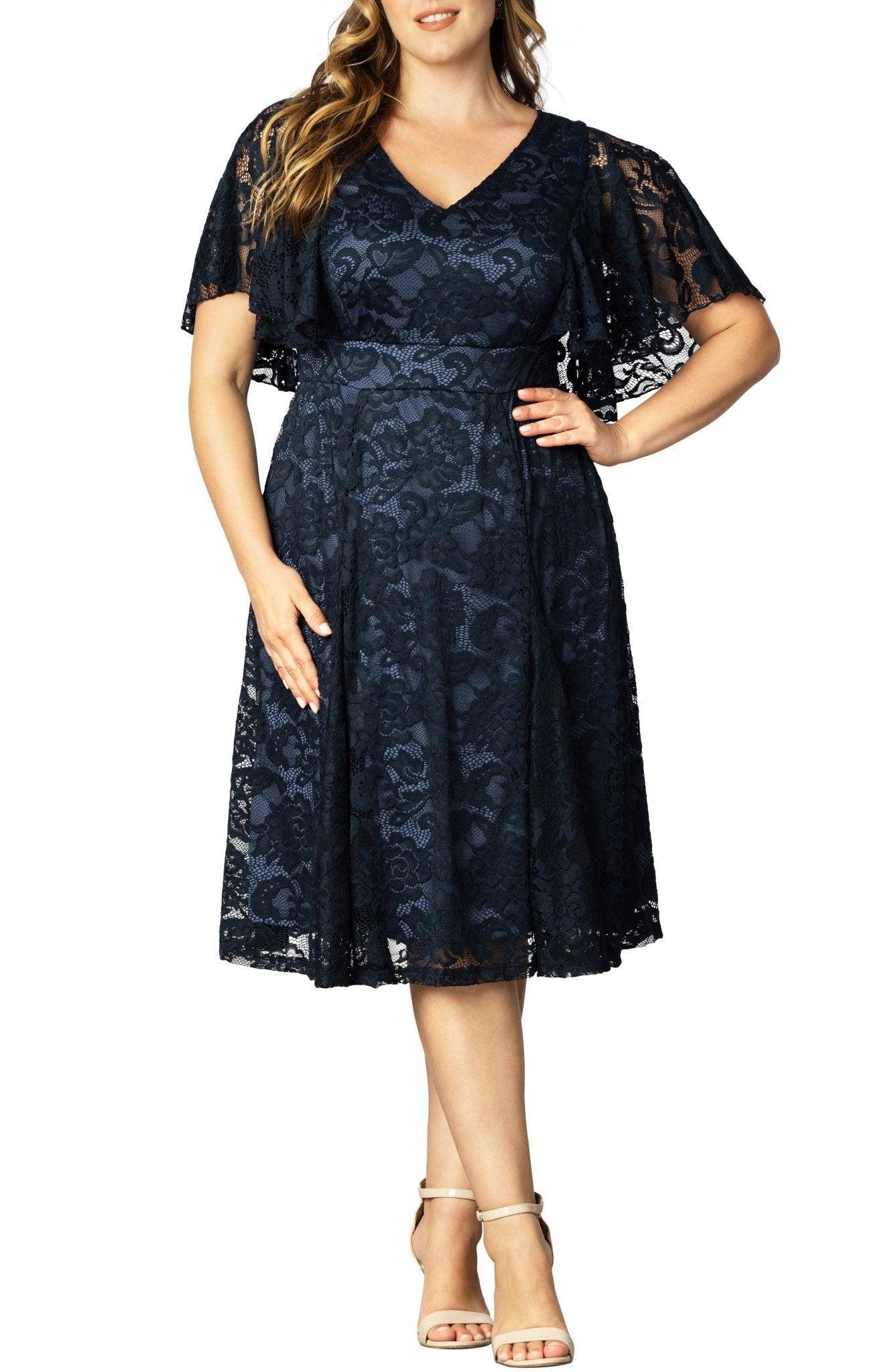 Camille Lace Cocktail Dress - Plus Product Image