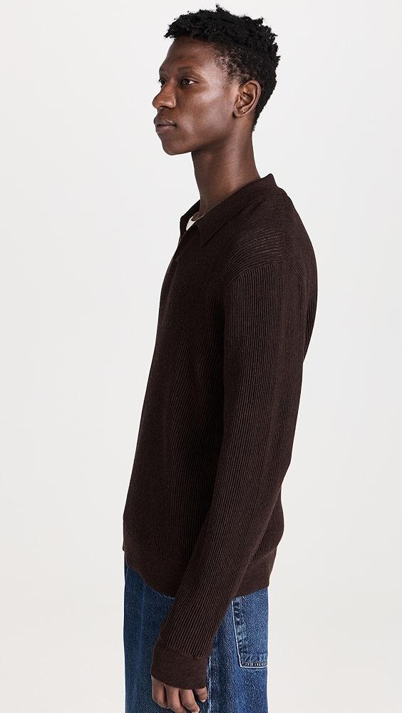 Madewell Merino Cam Johnny Collar Polo | Shopbop Product Image