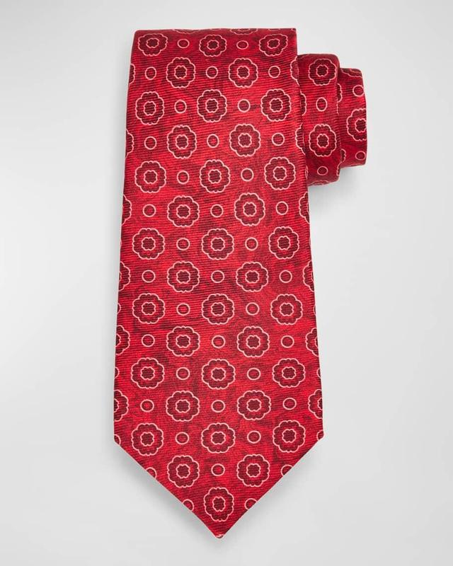 Men's Medallion Patterned Tie Product Image