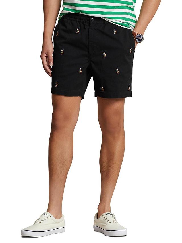 Mens Stretch-Twill Flat-Front Shorts Product Image