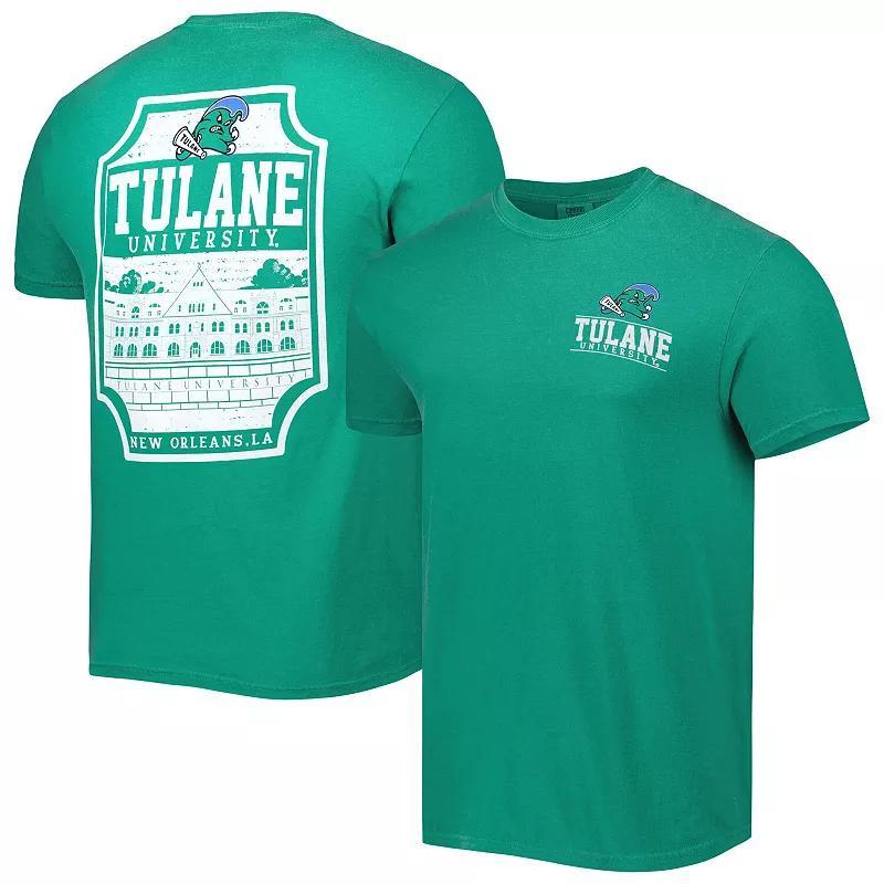 Mens Green Tulane Green Wave Logo Campus Icon T-Shirt Product Image