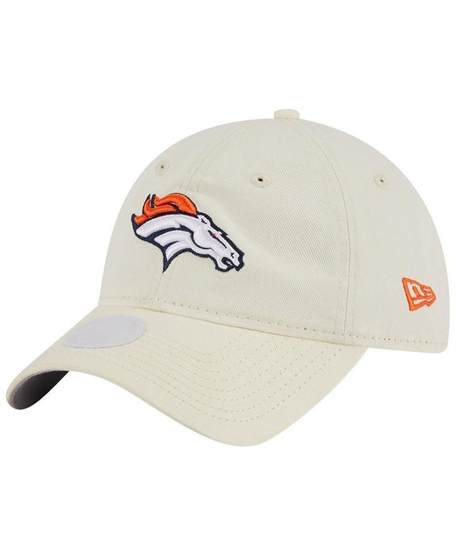 Womens New Era Cream Denver Broncos Core Classic 2.0 Adjustable Hat Product Image