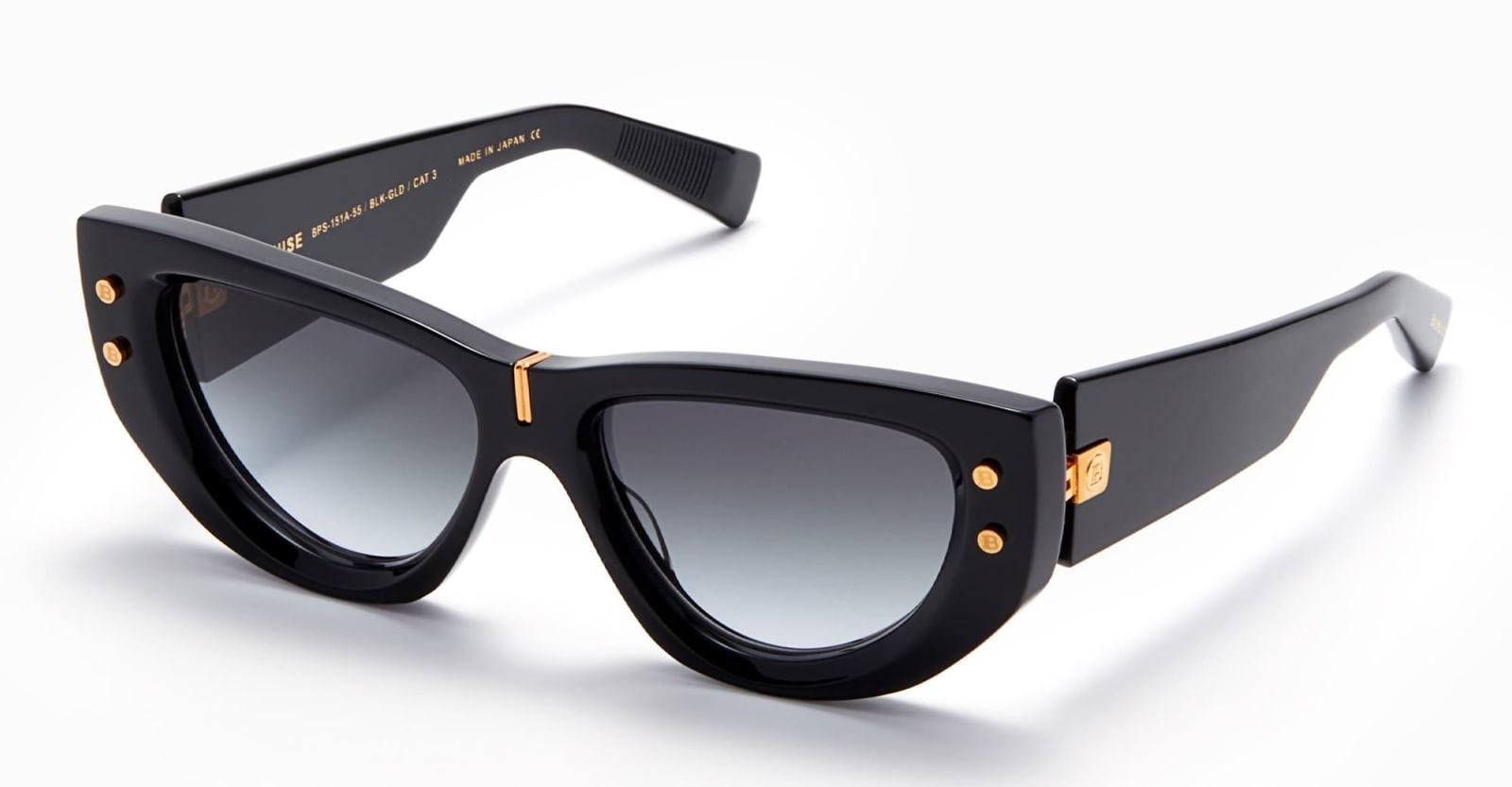 BALMAIN B-muse Acetate & Titanium Cat-eye Sunglasses In Black Product Image