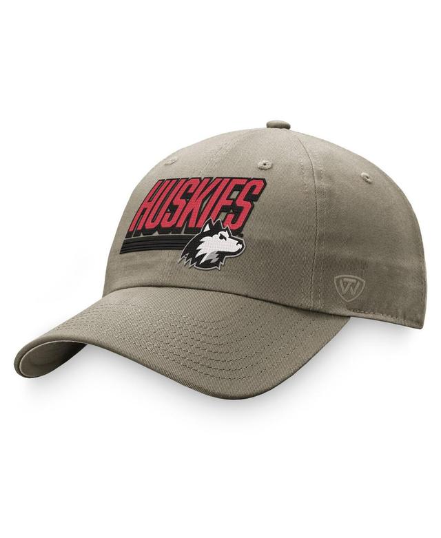 Mens Top of the World Khaki Northern Illinois Huskies Slice Adjustable Hat Product Image