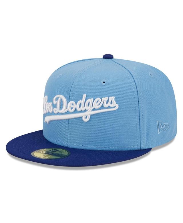 Mens New Era Light Blue Los Angeles Dodgers Cooperstown Collection Retro City 59FIFTY Fitted Hat Product Image