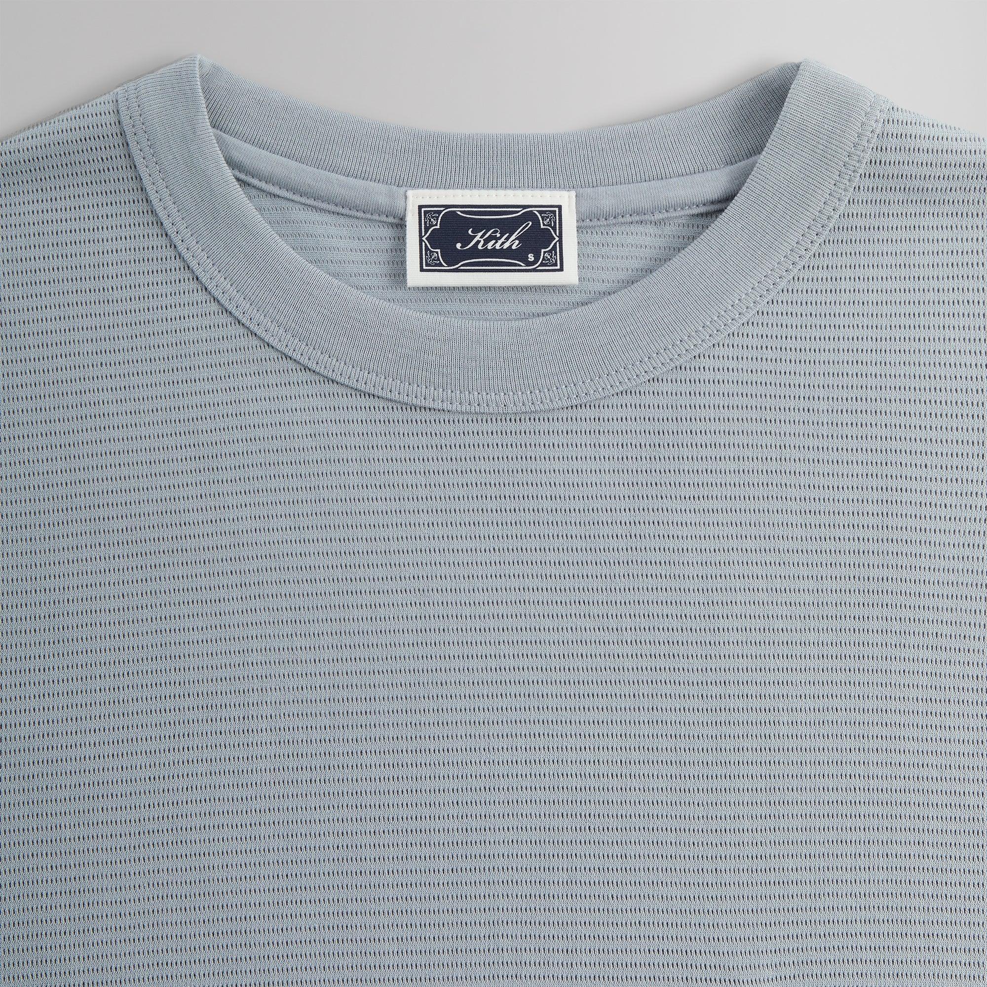 Kith Pointelle Mesh Leonard Pocket Tee - Light Indigo Male Product Image