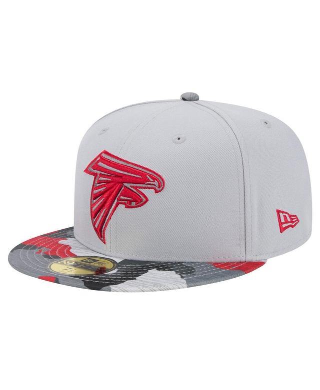 Mens New Era Gray Atlanta Falcons Active Camo 59FIFTY Fitted Hat Product Image