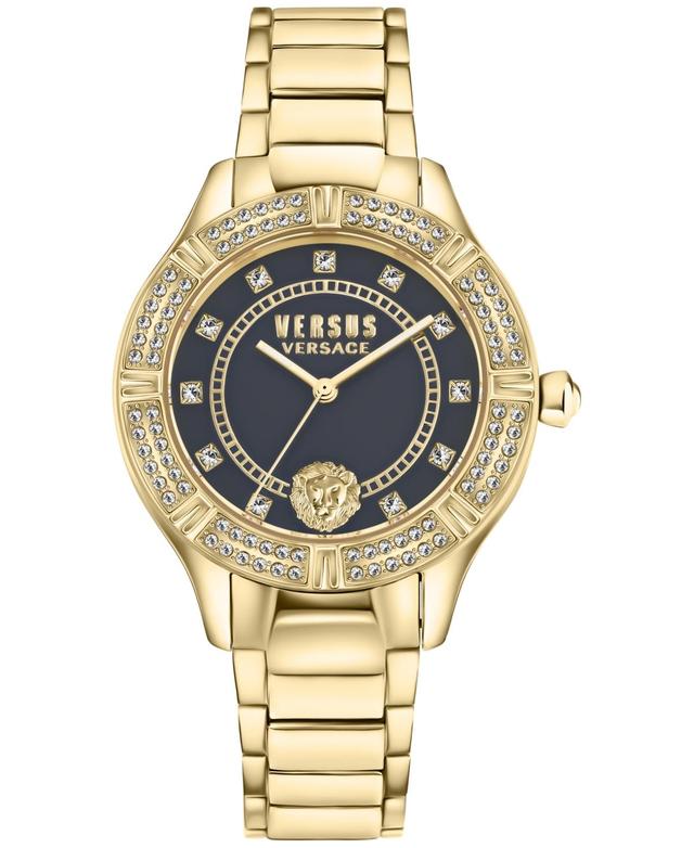 Versus Versace Womens Canton Road Gold Ion Plated Stainless Steel Bracelet Watch 36mm Product Image