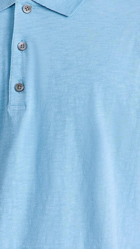 Theory Bron Cosmos Slub Cotton Polo | Shopbop Product Image