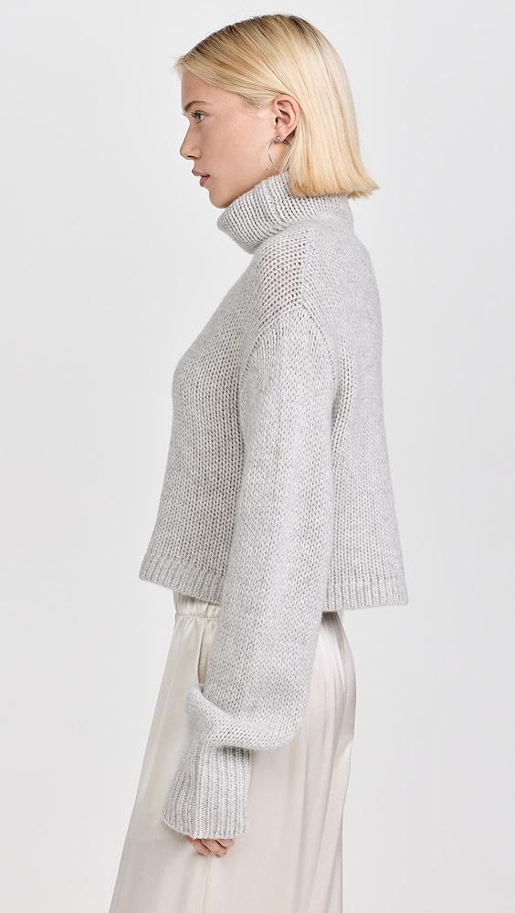 Sablyn Crop Turtleneck Cashmere Sweater | Shopbop Product Image